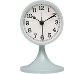 Reloj despertador Clásico de metal, despertador Silencioso sin TicTac with Luz Nocturna y función de Repetición, Pequeño Reloj de Mesa analógico para Mesita de Noche, dormitorio, Oficina Verde
