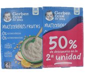Nestle Gerber Multicrelaes Fruta 0% azucares 270gramos + 270 gramos