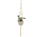 Gardening Green Plant Hanging Basket Cotton Rope Hanger Flower Pot  Handmade Macrame Pot Pocket Wall Boho Courtyard  Home Decor
