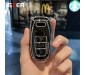 TPU Car Remote Key Cover Case Shell Fob For Audi A1 A3 A4 A5 A6 A7 A8 Quattro Q3 Q5 Q7 2009-2015 Keychain Holder Accessories