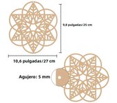 12inch Om Lotus Wall Decor Wooden Wall Art Crystal Grid Sacred Geometry Laser Cut Wall Sculpture Hanging Decor Spiritual Symbol