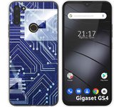 Funda Silicona para Gigaset GS4 diseño Circuito Dibujos