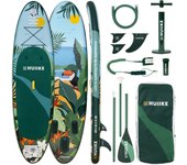 Tabla Paddle Surf Hinchable con Accesorios Premium - HUIIKE | Tabla Padel Surf Hinchable con Remo de Aluminio Inflador Leash | PadelSurf Stand Up Paddle Board Gran Estabilidad Resistencia | SUP Board