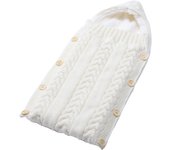 Manta envolvent para Bebe, Saco de dormir para Bebe recién nasido, mantas receptoras, envoltura de cochecito de Bebe de DOT suave y Gruesto para Bebe de 0 A 6 month