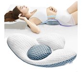 Almohada lumbar ortopédica Soporte lumbar Almohada lumbar Cama para Ischia Embarazo o Cadera o Dolor de pierna