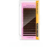 NAGARAKU Color Eyelashes Maquiagem Makeup Mix 7~15mm Dark Brown Light Brown Blue Purple Colors Faux Cils False Eyelashes Cilios