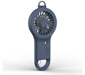 Mini ventiladores manuales de carga USB (azul)