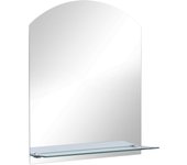 vidaXL Espejo de Pared con Estante de Vidrio Templado para Maquillaje Dimensiones 20 x 40 cm,  30 x 50 cm,  40 x 60 cm y mas