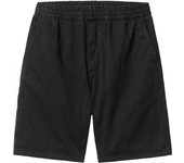 Pantalon Corto Carhartt WIP Flint para hombre en color negro