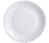 Fuentes Feston Luminarc – Redondas y Ovaladas – 28 a 33 cm – Vidrio Opal Blanco