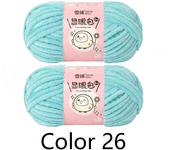 2pcs X100g Hand Knitting Thread Yarn Crochet DIY Doll Yarn For Hand Knitting DIY Hats Scarves