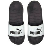 PUMA CHANCLAS POPCAT 20 JR 372017-02 NEGRO BLANCO PISCINA VERANO PLAYA para mujer o niñ@