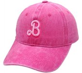 Accesorio de vestuario con gorra de camionero rosa de película para mujeres y adultos Muñeca divertida y bonita de película rosa