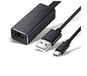 Micro-USB Ethernet Adapter 10/100Mbps for Fire TV Stick USB to RJ45 USB Network Card for Google Chromecast Gen 2 1 Ultra