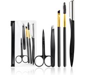 4-11PCS Eyebrow Trimmer Set Scissors Tweezers Eyebrow Razor Scraping Eyebrow Comb Razor Eyebrow Clip Makeup Tools Sets