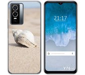 Funda Silicona para Vivo Y76 5G diseño Concha Dibujos