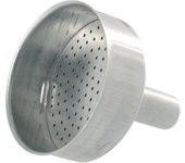CABLEPELADO Embudo para cafetera Moka italiana, Filtro de Cafetera Moka, Repuesto Cafetera, Recipiente de Café para Moka, aluminio, Diámetro 7.5 cm, Apto para cafeteras de 9 tazas