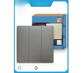 Tuya Wifi Smart Switch No Neutral Wire 1 2 3 Gang Light Switch Smart Life APP Works With Google Home Alexa Remote Control