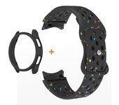 Soft Silicone Strap+Case for Samsung Galaxy Watch 7 6 5 4 40/44mm 5Pro45mm Sport Band for Galaxy Watch6 Classic 47/43mm Bracelet