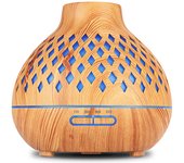 Humidificador ultrasónico de 400 ml, dimusor de aromaterapia, purificador de Aire, dimusor de fragancias para Hogar, oficina, spa, dormitorio y Bebe.