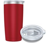 Taza Termo Café 600ml (10 Colores) y Te para Llevar en Mano o en Coche - Taza Térmica de Acero Inoxidable con Tapa Botella, Vaso (QC600 1099)