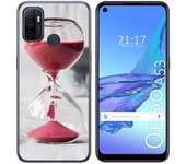 Tumundosmartphone Funda Gel Tpu para Oppo A53 / A53s diseño Reloj Dibujos