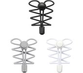 3 Pares Cordones Sin Atar, Cordones Elásticos para Zapatillas Reflectantes con Sistema de Autobloqueo para Adultos, Cordones Rápidos sin Nudos para Botas y Zapatos Casuales Negro blanco y gris.