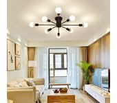 Modern Sputnik Ceiling Chandelier Satellite Hanging Lamp Lustre Light Fixture 6 8 10 Iron Spider Home Living Dining Room Decor