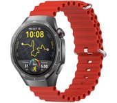 Correa de silicona Ocean para Huawei Watch GT 5 - 46mm / GT 5 - 46mm / GT 4 - 46mm / Amazfit GTR 4 / Bip 5 / Garmin Vivoactive 4, Ancho 22mm