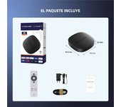 KINHANK Google TV Box Dolby Audio 4K Ultra HD Streaming Media Player Certified Google TV 12.0 OS 2G 16G HDR10+ Google Assistant