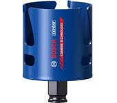 Bosch Professional 1x Sierra de corona Expert Construction Material (para Madera blanda, Ø 60 mm, accesorios Taladro de impacto rotativo)