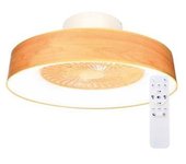 Gsc Evolution Ventilador de Techo Box Fan con Mando 22' CCT Regulable Efecto Madera - Potente Flujo de Aire