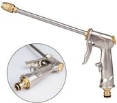 Pistola rociadora de agua de jardín de alta presión con boquilla de latón, perfecta para lavar/regar céspedes y jardines/caminos - Pistola rociadora de jardinería larga