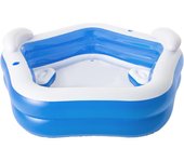 Bestway Piscina Family Fun Lounge 213x206x69 cm