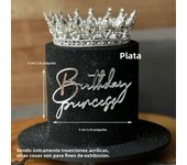 10pcs/set Queen Princess Happy Birthday Acrylic Cake Topper Insert Queen Acrylic Cake Decoration Side Wedding Party Ornaments