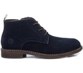 Carmela 161939 Botines con cordones para hombre en azul marino de piel