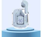 TWS Wireless Earphones Transparent Bluetooth In Ear Headset ENC Sports Headphones LED Power Digital Display Stereo Sound Earbuds