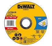Set DEWALT de 10 Discos de Corte para Acero Inoxidable 115x1x22,23mm (DT3506-QZ)