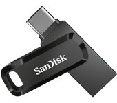 SanDisk Ultra Dual Drive Go unidad flash USB 64 GB USB Type-A / USB Type-C 3.2 Gen 1 (3.1 Gen 1) Negro