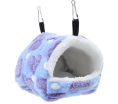 Flannel Hamster Cage Cotton Nest Sugar Glider Sleeping Bag Squirrel Mini Hedgehog Warm House Guinea Pig Winter Thickened Bed Pet