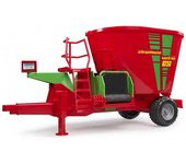Bruder Carro Mezclador Strautmann Verti-Mix 1050 - Recipiente de Mezcla Giratorio - Pantalla Digital Ajustable