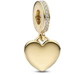 Charm Pandora Colgante Corazón Chapado Oro