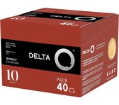 Delta Q - Pack XL 40 Cápsulas Intensidad 10 de Café Tostado Molido Qalidus, Espresso Intenso con Notas de Caramelo, Molido Natural - 5601082039800