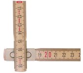 Stabila 182083 - Metro plegable de madera Stabila 607N-S10