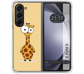 Funda Silicona para Samsung Galaxy Z Fold 5 5G diseño Jirafa Dibujos