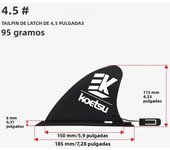 Surfboard Tail Fin Stand Up Board Quick Release Longboard Fin Detachable Paddle Board Fin for Surfboard Kayak Long Board
