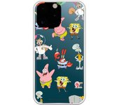 Funda original compatible con Iphone 14 Pro Maxcon diseño de Bob Esponja Multipersonaje
