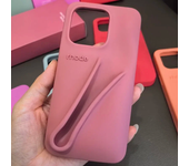 New Luxury Rhode Soft Silicone Phone Case for IPhone 16 15 Pro Max DIY Lipstick Make-up Portable Lip Gloss Holder Cover