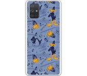 Funda original compatible con Samsung Galaxy A71 - Pato Lucas Fondo Azul