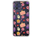 Funda Silicona Antigolpes para Motorola Moto G73 5G diseño Dulces 01 Dibujos